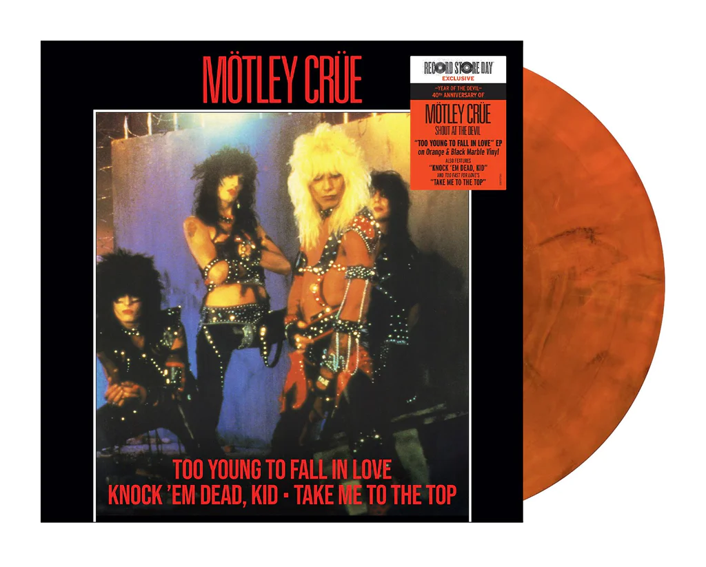 MÖTLEY CRÜE - Too Young To Fall In Love EP Black Friday 2023 Vinyl - JWrayRecords