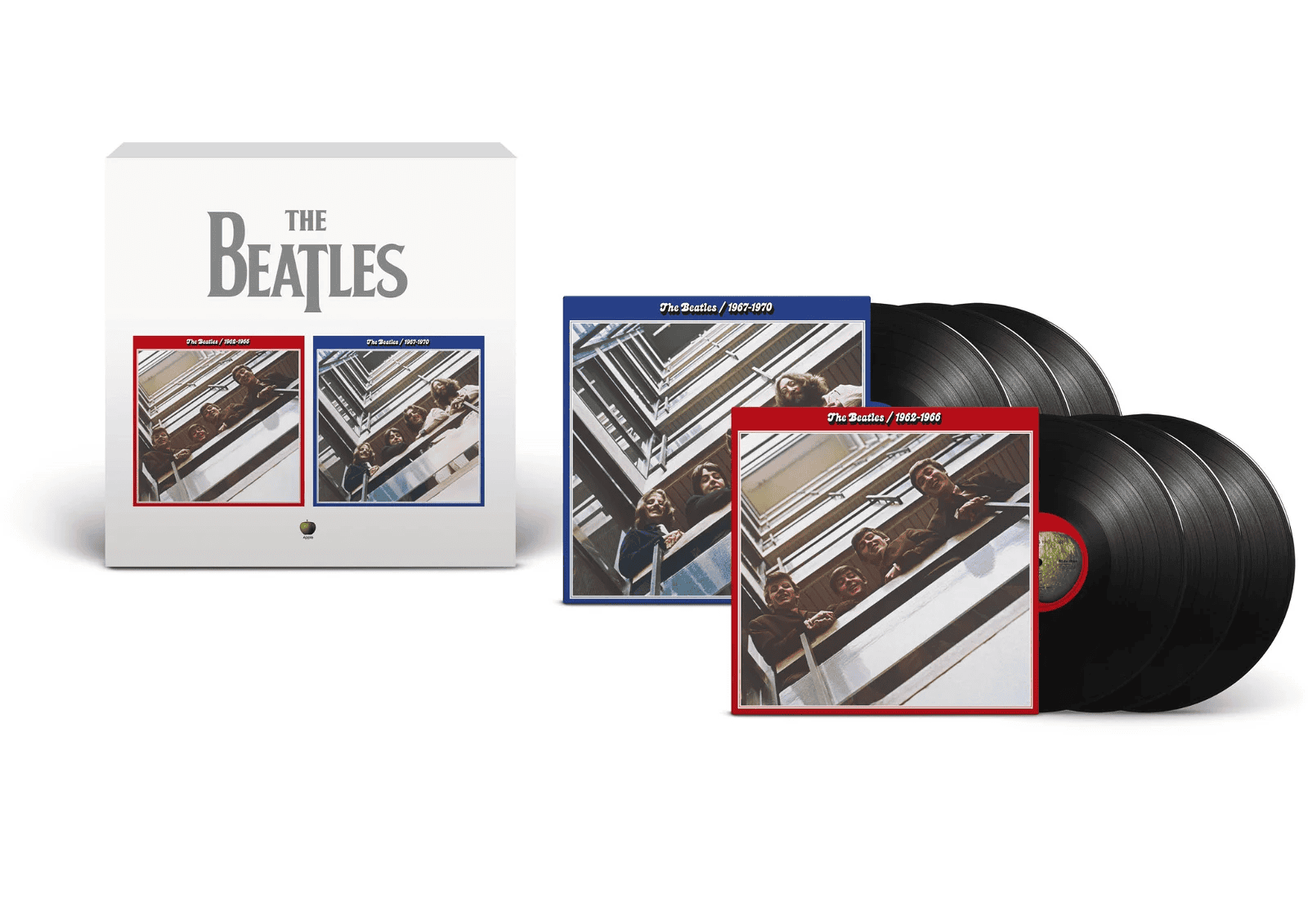 THE BEATLES - 1962-1966 & 1967-1970 (Red & Blue Album) Box Set Vinyl - JWrayRecords