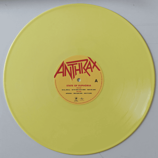 ANTHRAX - State Of Euphoria (NM/NM) Vinyl - JWrayRecords