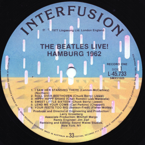 THE BEATLES - Live! At The Star-Club In Hamburg, Germany; 1962. (VG+/VG+) Vinyl - JWrayRecords