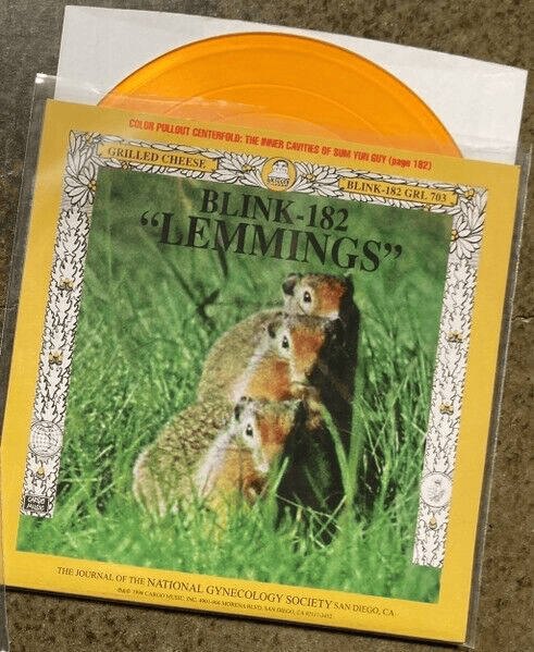 BLINK 182 & SWINGLE - Lemmings / Going Nowhere 7" Single Vinyl