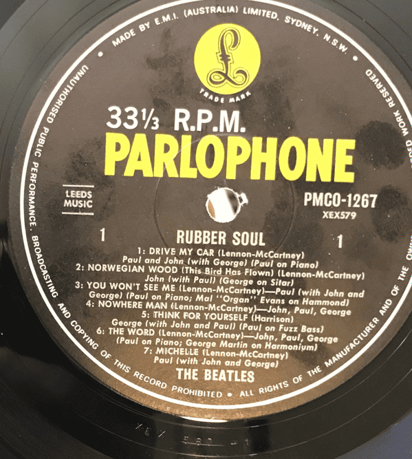 THE BEATLES - Rubber Soul (VG+/VG+) Vinyl - JWrayRecords