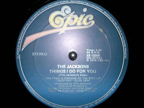 THE JACKSONS - Shake Your Body Down To The Ground VG/GEN) Vinyl