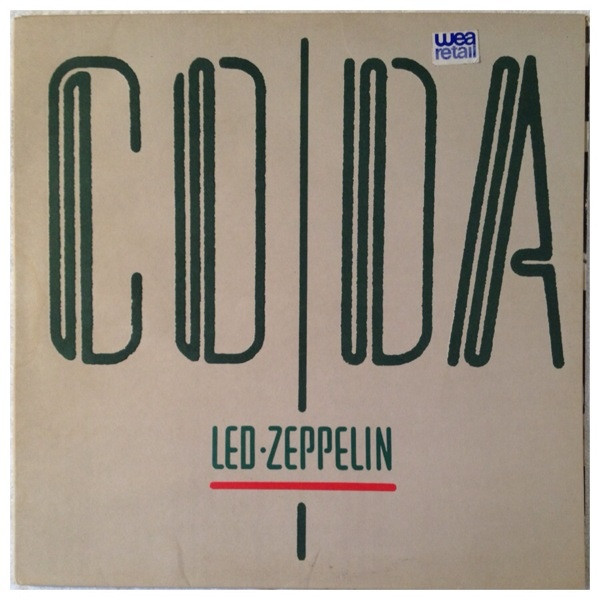 LED ZEPPELIN - Coda (VG+/G) Vinyl