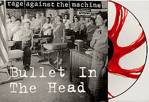 RAGE AGAINST THE MACHINE - Bullet In The Head (VG+/VG+) Vinyl