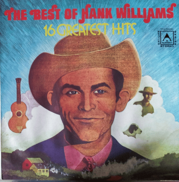 HANK WILLIAMS - The Best Of Hank Williams: 16 Greatest Hits (VG+/VG) Vinyl