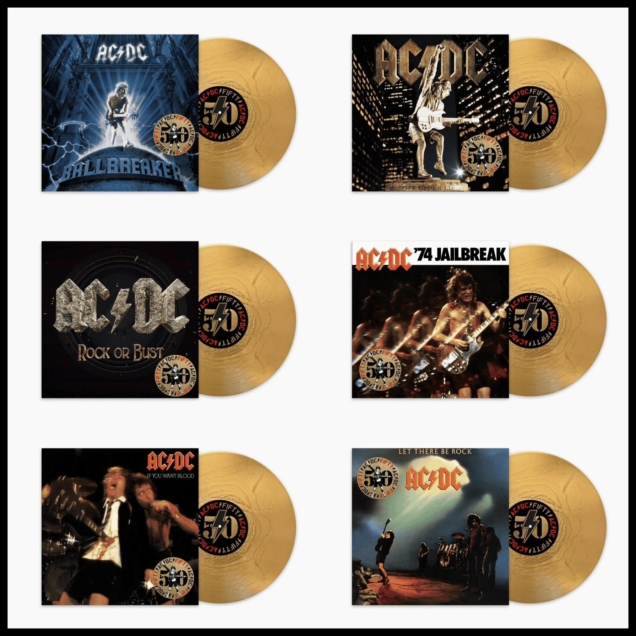 AC/DC - Gold Record Batch 2 Bundle Vinyl – JWrayRecords