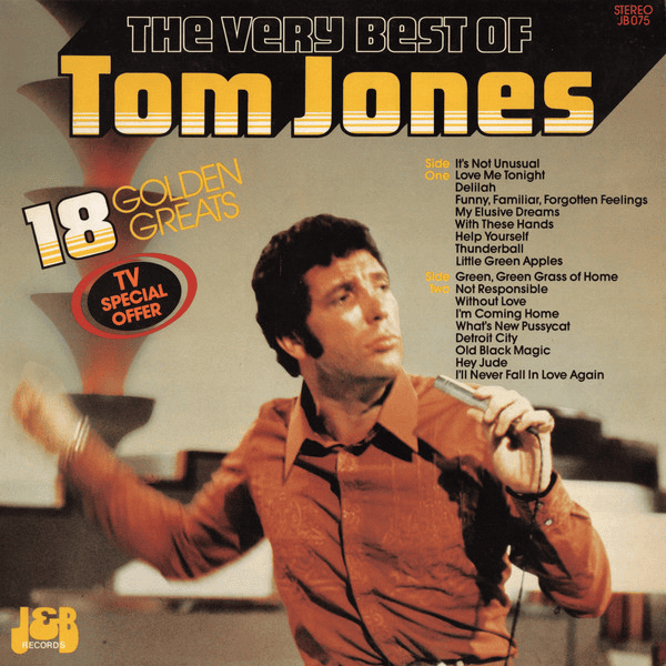 TOM JONES - The Very Best Of Tom Jones (VG+/VG+) Vinyl