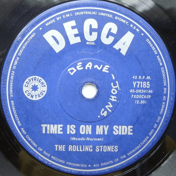 THE ROLLING STONES Time Is On My Side/Congratulations 7" Single (VG