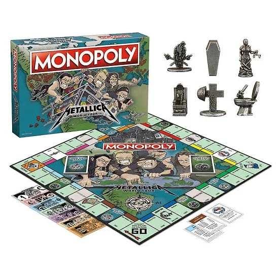 METALLICA - Monopoly Board Game - JWrayRecords