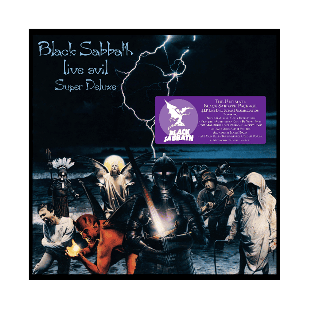 BLACK SABBATH - Live Evil Super Deluxe 40th Anniversary Edition 4LP Vinyl Box Set - JWrayRecords