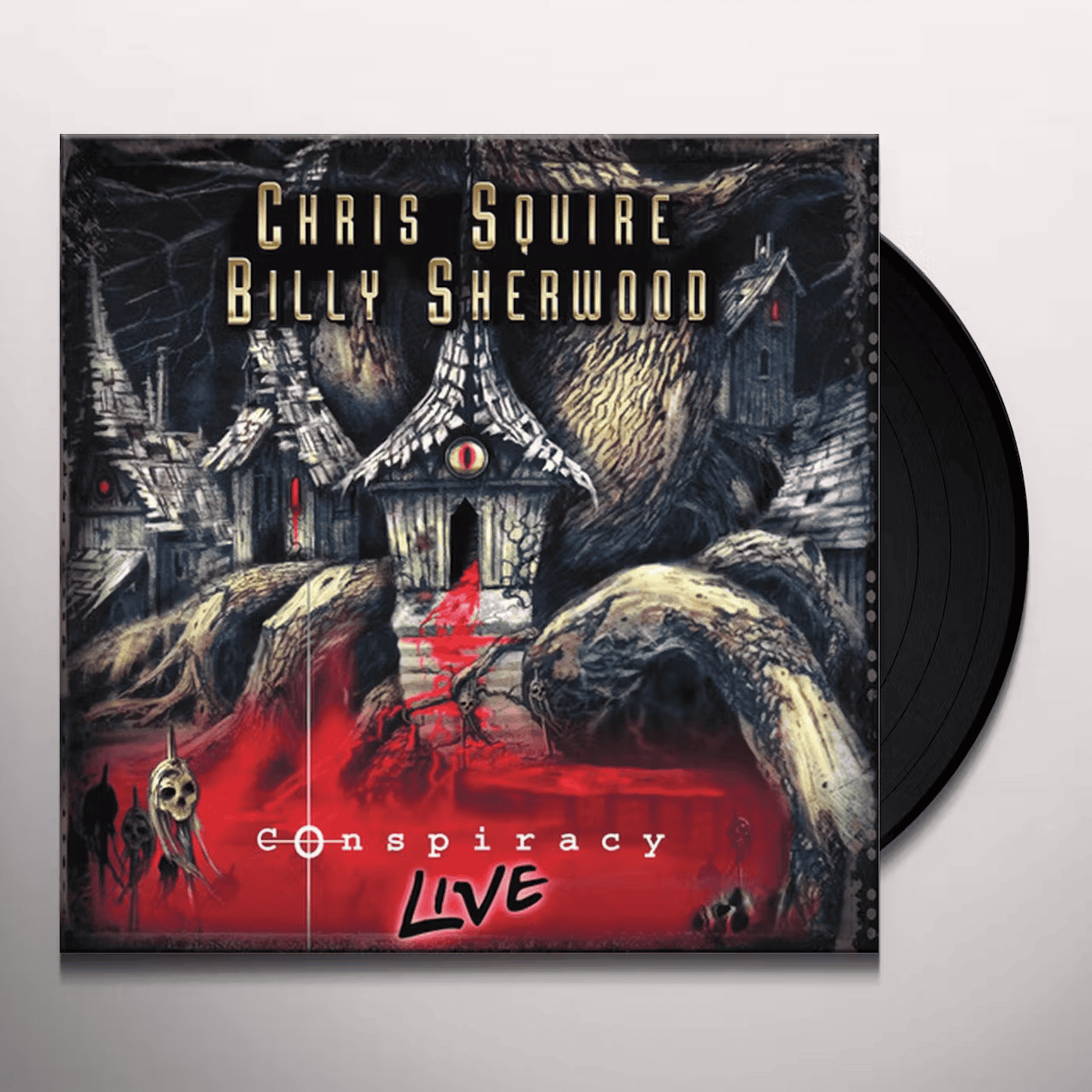 CHRIS SQUIRE & BILLY SHERWOOD - Conspiracy Live Vinyl - JWrayRecords