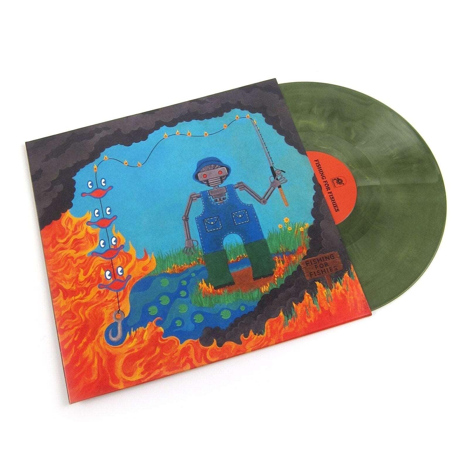 KING GIZZARD AND THE LIZARD WIZARD - Fishing For Fishies Green Coloured Vinyl - JWrayRecords