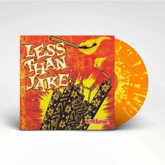 LESS THAN JAKE - Anthem Orange/Yellow Splatter Coloured Vinyl - JWrayRecords