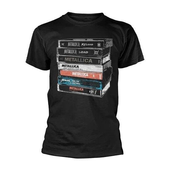 Metallica Unisex T-Shirt: Cassette - JWrayRecords